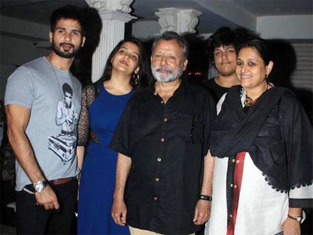 The family of Indian actor Pankaj Kapur.