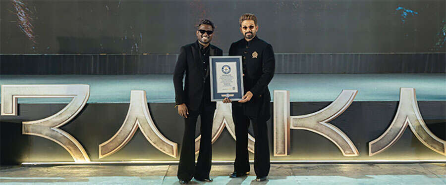 Allu Arjun Atlee’s film Raaka sets a Guinness World Record